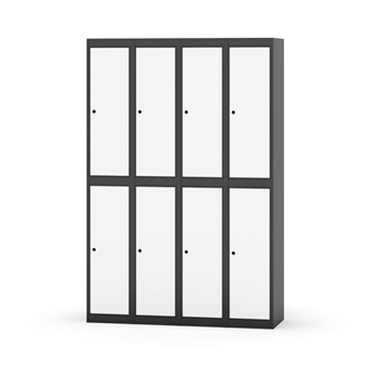 Novis garderobeskab lige topplade 2:4 B120 cm