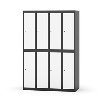 Novis garderobeskab lige topplade 2:4 B120 cm