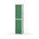 Novis garderobeskab lige topplade 2:1 B40 cm