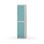 Novis garderobeskab lige topplade 2:1 B40 cm