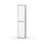 Novis garderobeskab lige topplade 2:1 B40 cm