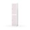 Novis garderobeskab lige topplade 2:1 B40 cm