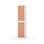 Novis garderobeskab lige topplade 2:1 B40 cm