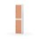 Novis garderobeskab lige topplade 2:1 B40 cm