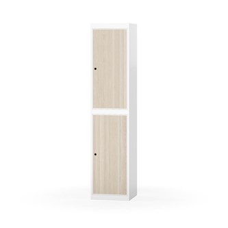 Novis garderobeskab lige topplade 2:1 B40 cm
