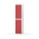 Novis garderobeskab lige topplade 2:1 B40 cm