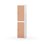 Novis garderobeskab lige topplade 2:1 B40 cm