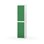 Novis garderobeskab lige topplade 2:1 B40 cm