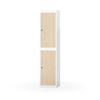 Novis garderobeskab lige topplade 2:1 B40 cm