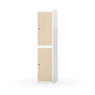 Novis garderobeskab lige topplade 2:1 B40 cm