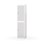 Novis garderobeskab lige topplade 2:1 B40 cm