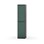 Novis garderobeskab lige topplade 2:1 B40 cm