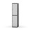Novis garderobeskab lige topplade 2:1 B40 cm