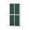 Novis garderobeskab lige topplade 2:2 B80 cm