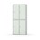 Novis garderobeskab lige topplade 2:2 B80 cm