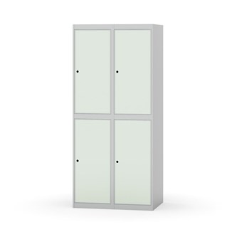 Novis garderobeskab lige topplade 2:2 B80 cm