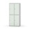 Novis garderobeskab lige topplade 2:2 B80 cm