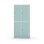 Novis garderobeskab lige topplade 2:2 B80 cm