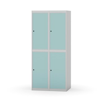 Novis garderobeskab lige topplade 2:2 B80 cm
