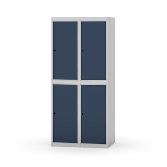 Novis garderobeskab lige topplade 2:2 B80 cm
