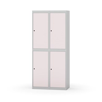 Novis garderobeskab lige topplade 2:2 B80 cm