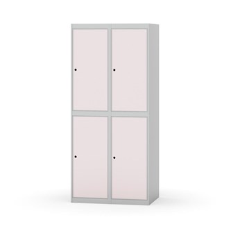 Novis garderobeskab lige topplade 2:2 B80 cm
