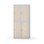 Novis garderobeskab lige topplade 2:2 B80 cm
