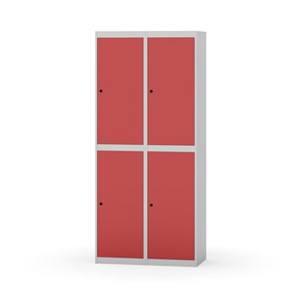 Novis garderobeskab lige topplade 2:2 B80 cm