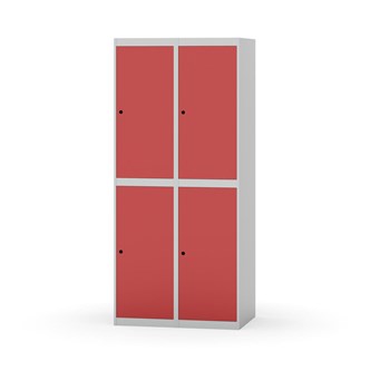 Novis garderobeskab lige topplade 2:2 B80 cm
