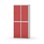 Novis garderobeskab lige topplade 2:2 B80 cm
