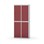 Novis garderobeskab lige topplade 2:2 B80 cm