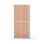 Novis garderobeskab lige topplade 2:2 B80 cm