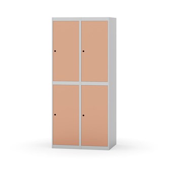 Novis garderobeskab lige topplade 2:2 B80 cm