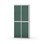 Novis garderobeskab lige topplade 2:2 B80 cm
