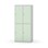 Novis garderobeskab lige topplade 2:2 B80 cm