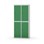 Novis garderobeskab lige topplade 2:2 B80 cm
