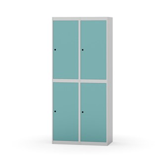 Novis garderobeskab lige topplade 2:2 B80 cm