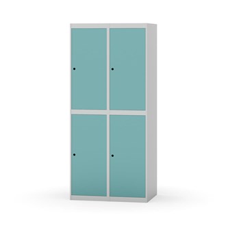Novis garderobeskab lige topplade 2:2 B80 cm