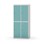 Novis garderobeskab lige topplade 2:2 B80 cm