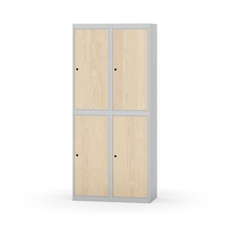 Novis garderobeskab lige topplade 2:2 B80 cm