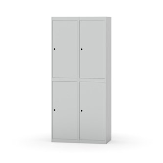 Novis garderobeskab lige topplade 2:2 B80 cm
