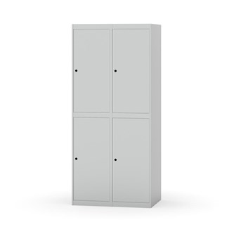 Novis garderobeskab lige topplade 2:2 B80 cm