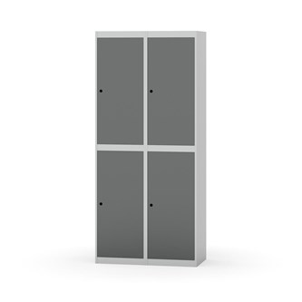 Novis garderobeskab lige topplade 2:2 B80 cm