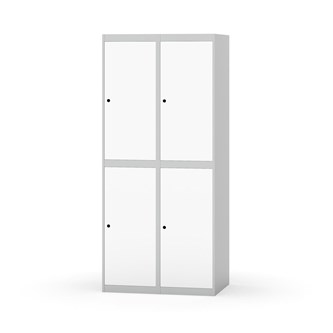 Novis garderobeskab lige topplade 2:2 B80 cm