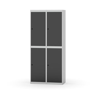 Novis garderobeskab lige topplade 2:2 B80 cm