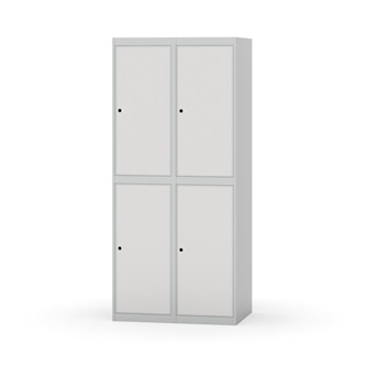 Novis garderobeskab lige topplade 2:2 B80 cm