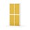 Novis garderobeskab lige topplade 2:2 B80 cm