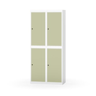 Novis garderobeskab lige topplade 2:2 B80 cm