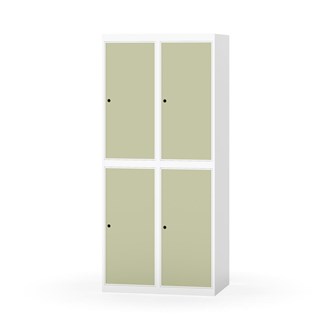 Novis garderobeskab lige topplade 2:2 B80 cm