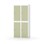 Novis garderobeskab lige topplade 2:2 B80 cm